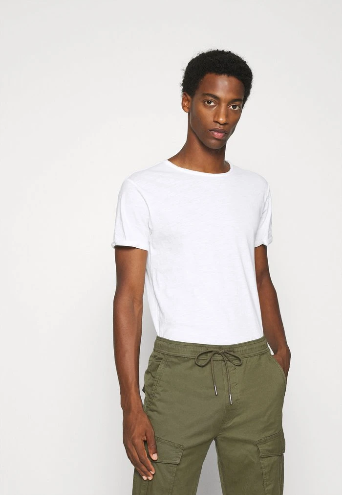 Tout neuf 🧨 INDICODE JEANS ALAIN - T-shirt Basique - Offwhite 🎉