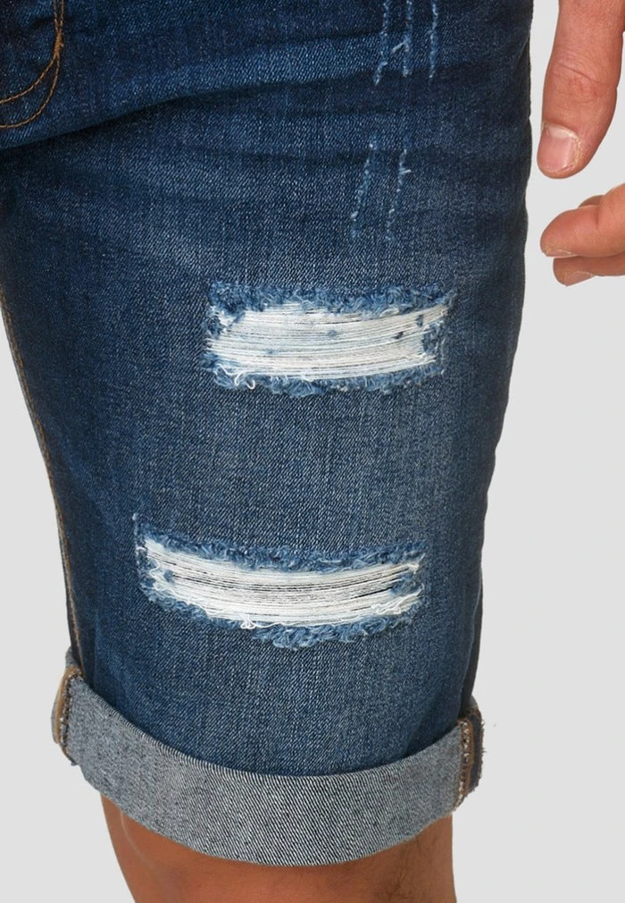 De gros ❤️ INDICODE 🥰 JEANS CUBA CADEN - Short En Jean - Dark Blue ✨ – Image 4