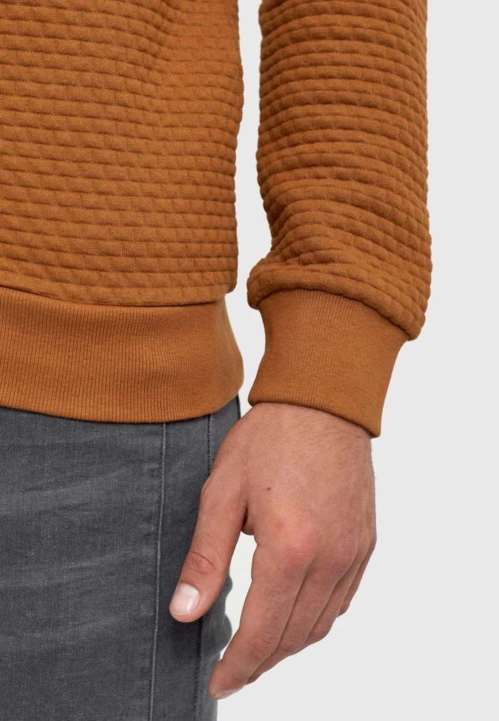 Tout neuf ⭐ INDICODE ❤️ JEANS BERMIE - Sweat à Capuche Zippé - Mottled Brown ⭐ – Image 8