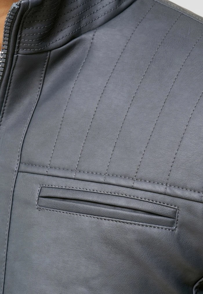 Bon marché 😉 INDICODE JEANS BROOK - Veste En Similicuir - Raven 🔔 – Image 5