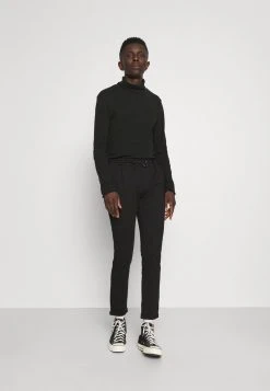 Coupon 👍 INDICODE JEANS ACOSTEEN ROLLI 2 PACK - T-shirt à Manches Longues - Black 👍