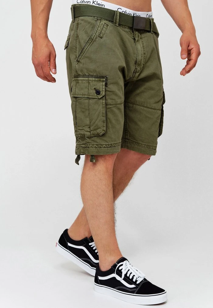 Meilleure vente ⭐ INDICODE JEANS CARGO ABNER - Short - Army 🔥 – Image 6