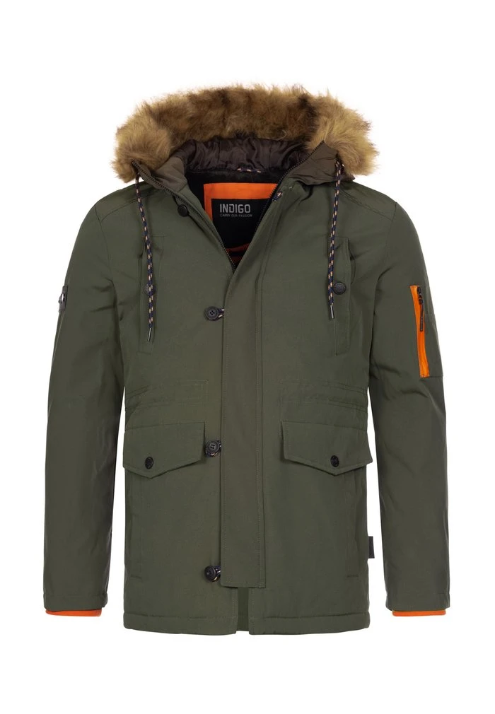 Tout neuf ❤️ INDICODE JEANS LEICESTER - Veste D'hiver - Dark Green 🌟 – Image 6