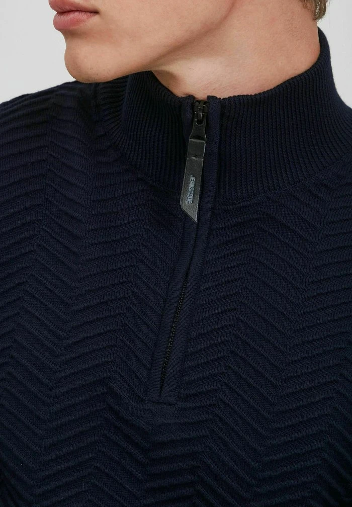 Offres ✨ INDICODE JEANS IDBANJAMON - Pullover - Navy ⌛ – Image 4