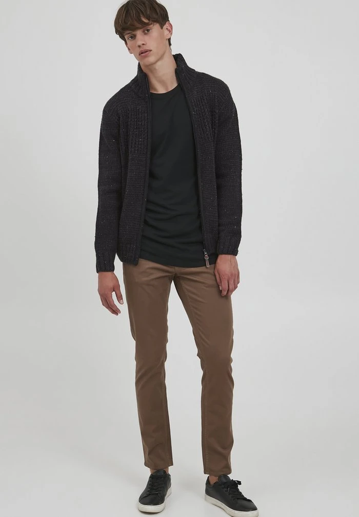 Sortie ✔️ INDICODE JEANS IDBERGEN - Gilet - Charcoal Mix 😀 – Image 2