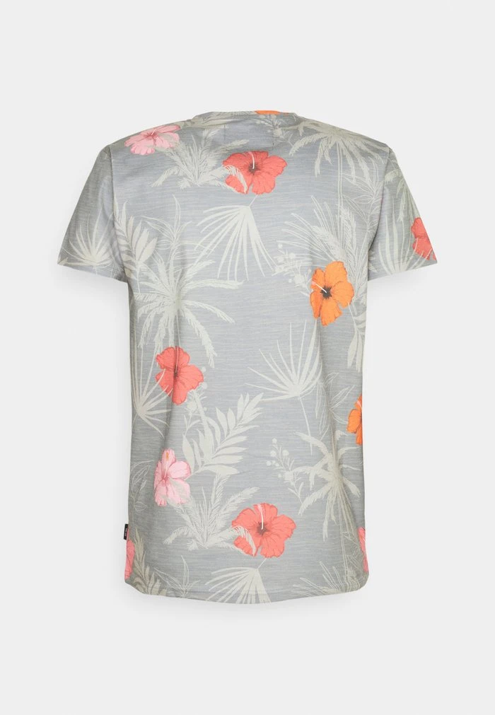 Le moins cher 🥰 INDICODE 😍 JEANS CADIZ BRILIANT - T-shirt Imprimé - Light Grey ✨ – Image 8