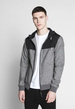 Budget ✨ INDICODE JEANS BRUSHWOOD - Veste Légère - Black ✔️