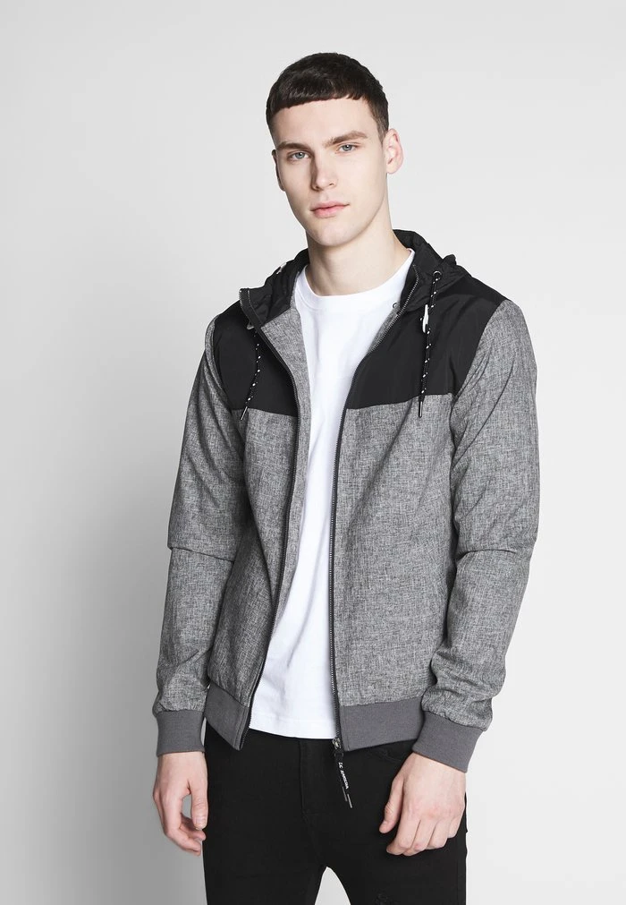 Budget ✨ INDICODE JEANS BRUSHWOOD - Veste Légère - Black ✔️