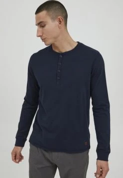 Le moins cher ❤️ INDICODE JEANS IDARMANDO - T-shirt à Manches Longues - Navy 🧨