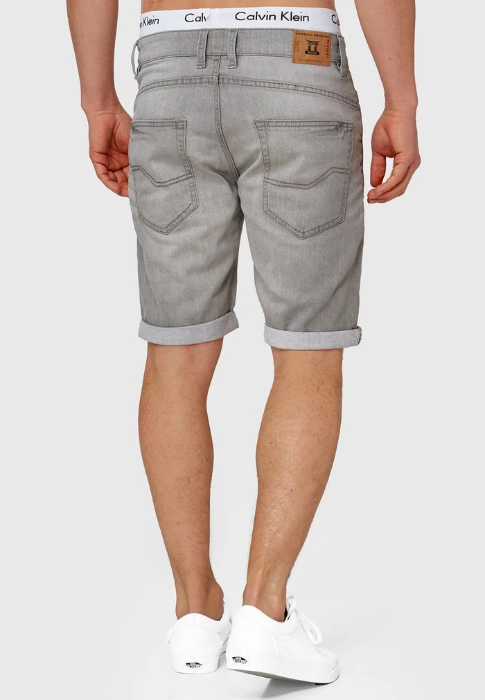Promo đ INDICODE đ JEANS ROBERTS - Short En Jean - Lt Grey â â Image 2