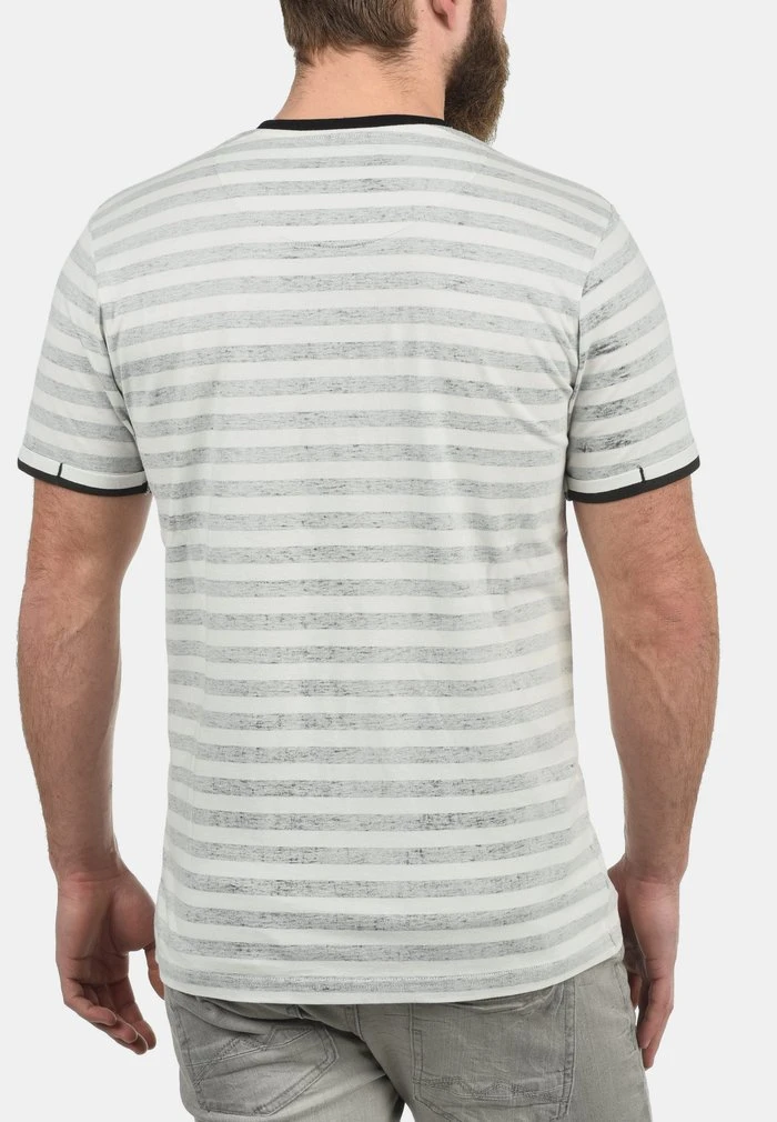 Vente flash 🥰 INDICODE JEANS IDRENI - T-shirt Imprimé - Black 😀 – Image 2