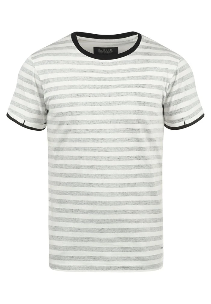 Vente flash 🥰 INDICODE JEANS IDRENI - T-shirt Imprimé - Black 😀 – Image 4