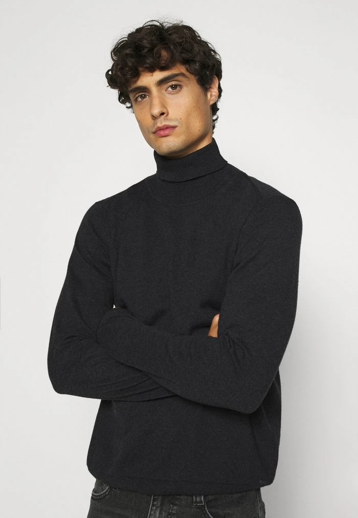 Meilleur prix 🧨 INDICODE JEANS BURNS - Pullover - Charcoal Mix 💯 – Image 4