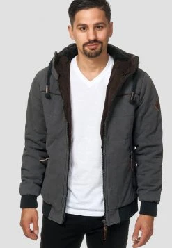 Grosses soldes ✔️ INDICODE 🧨 JEANS Veste Mi-saison - Dark Grey 🔔