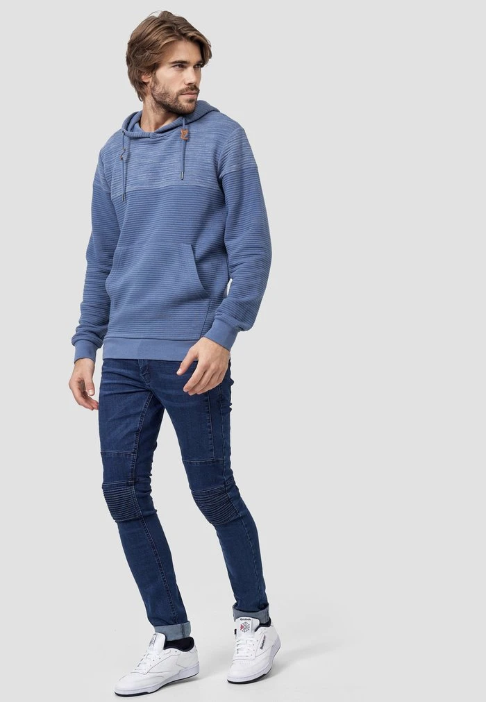 Tout neuf đ INDICODE JEANS SAUNDERS - Sweat à Capuche - China Blue đ€© â Image 2