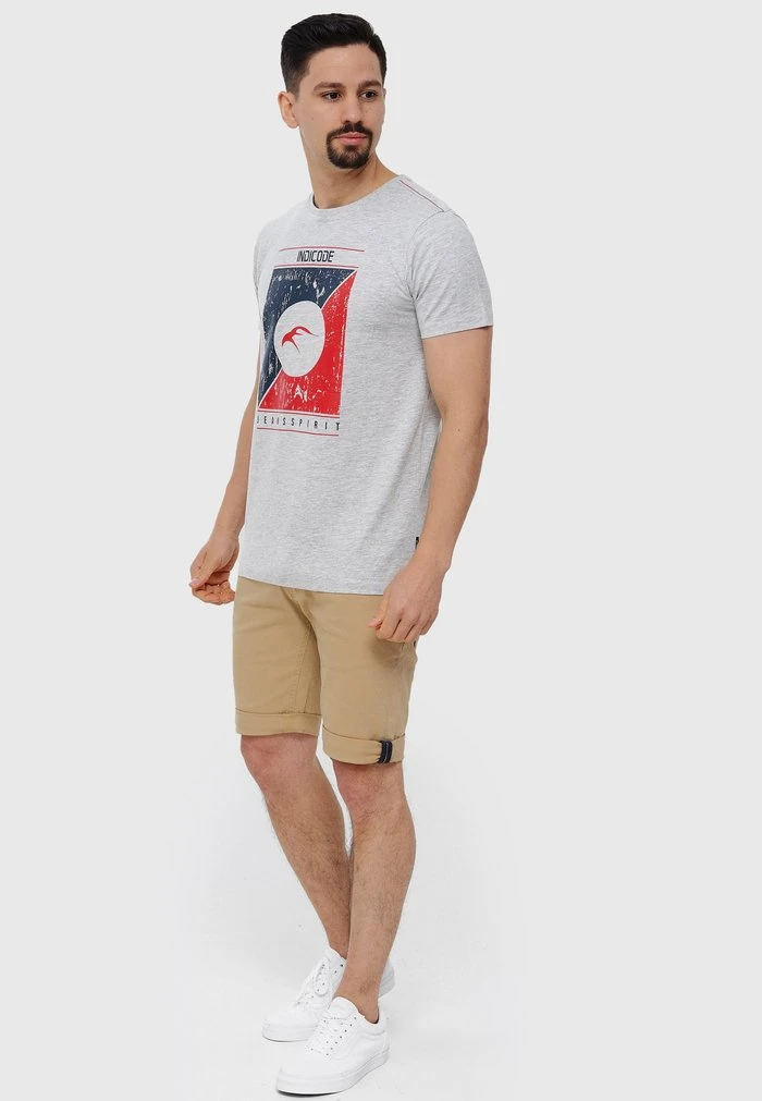 Les meilleures critiques de đ INDICODE đ„ JEANS T-shirt Imprimé - Lt Grey Mix â€ïž â Image 2