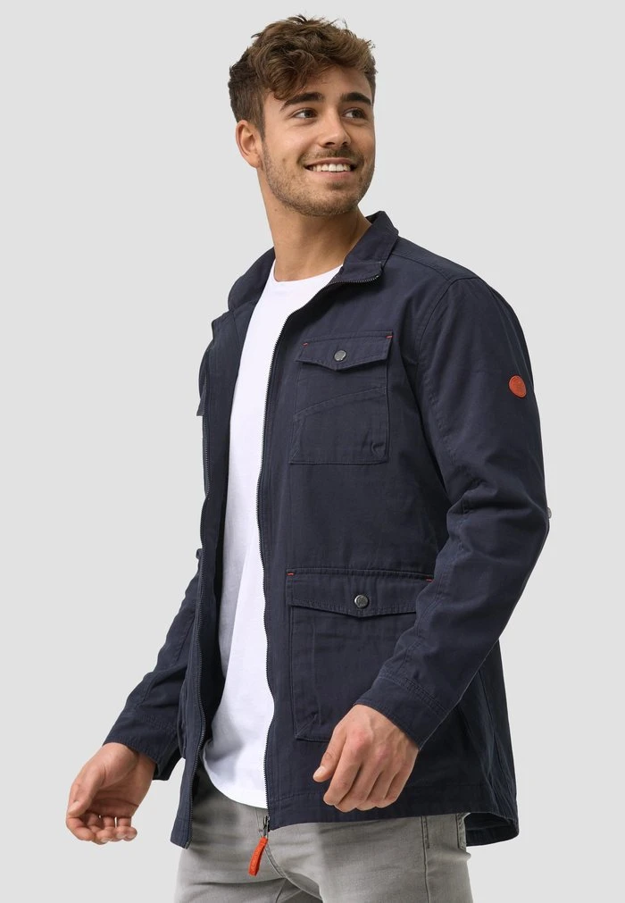 Le moins cher 👍 INDICODE JEANS SIMEON - Blouson - Navy ✔️ – Image 4
