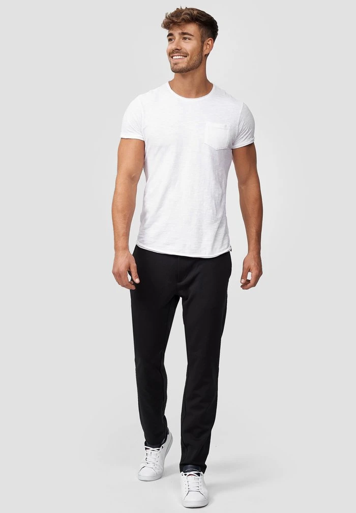 Vente flash 🥰 INDICODE 👏 JEANS WILBUR - T-shirt Imprimé - White ⭐ – Image 2