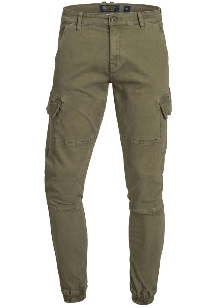 Offres 😉 INDICODE ⌛ JEANS AUGUST - Pantalon Cargo - Army ✨ – Image 6