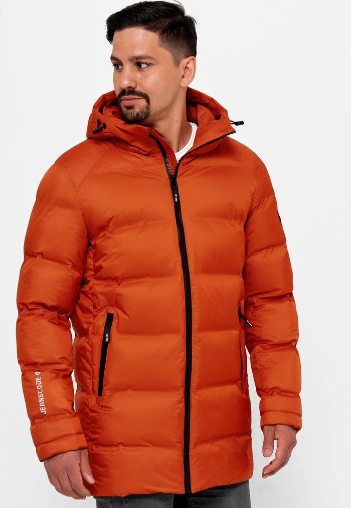 Meilleure vente đ„ INDICODE JEANS Veste D'hiver - Orangeade â€ïž â Image 4