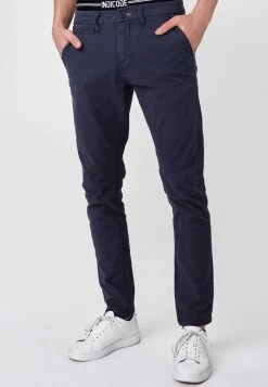 Meilleure vente ⌛ INDICODE JEANS CREED - Chino - Navy 😀