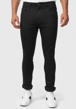 Remise 🎁 INDICODE JEANS Jean Slim - Ultra Black 🎁