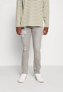 Meilleure vente 🌟 INDICODE JEANS TAYLOR - Jean Slim - Light Grey 😍