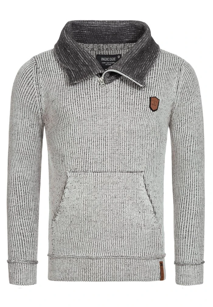 Offres 🔥 INDICODE 🥰 JEANS DANE - Pullover - Light Grey ❤️ – Image 7