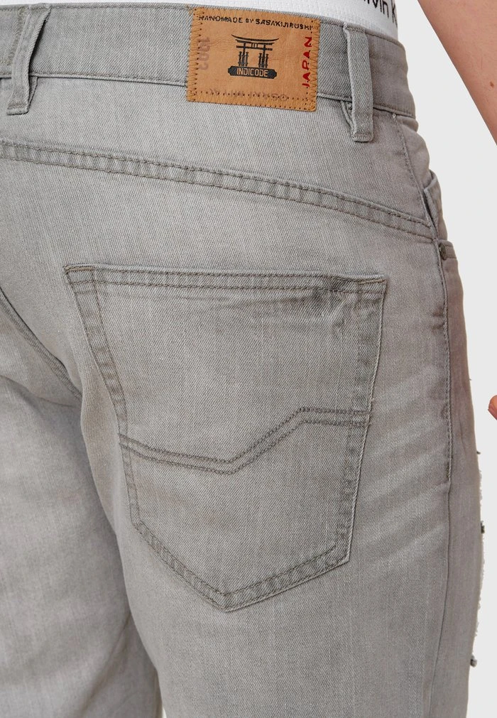 Promo đ INDICODE đ JEANS ROBERTS - Short En Jean - Lt Grey â â Image 6