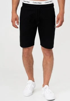 Promo 👏 INDICODE JEANS ECKERD - Short - Black 🔔