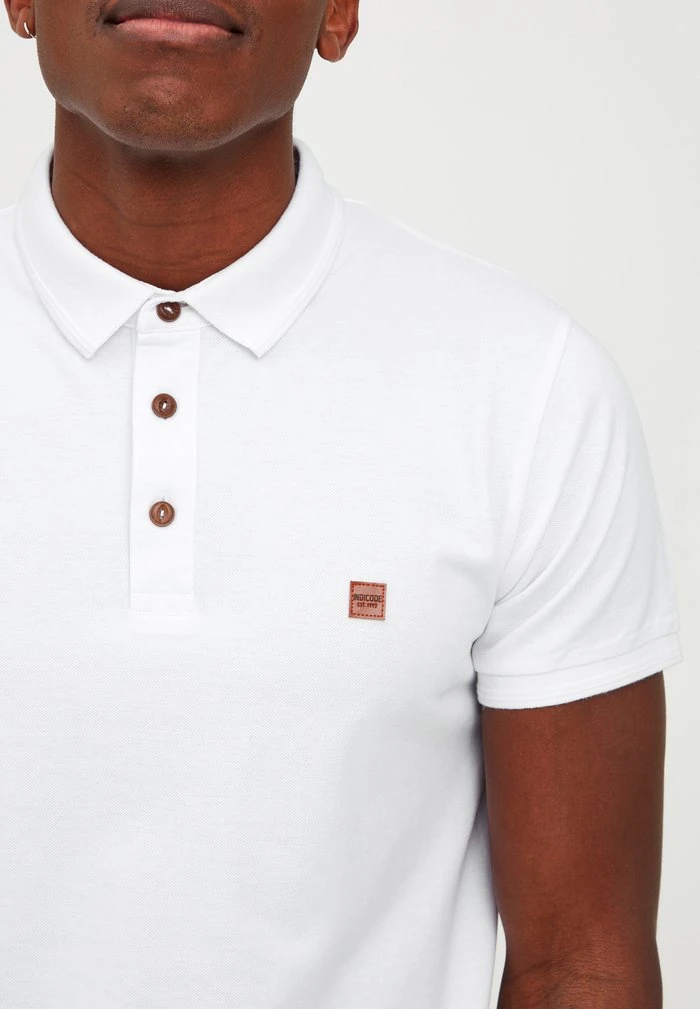 Promo 🔔 INDICODE JEANS IDFLETCHER - Polo - Off White 👍 – Image 4