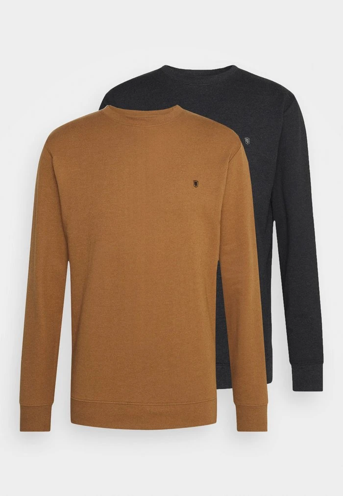 Top 10 🎁 INDICODE JEANS EBACH 2 PACK - Sweatshirt - Black/rubber 🛒