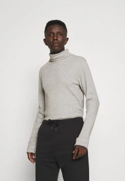 Budget 🔥 INDICODE JEANS ACOSTEEN ROLLI 2 PACK - T-shirt à Manches Longues - Grey Mix / Black 😉