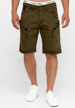 Acheter 😀 INDICODE 🥰 JEANS BOSA - Short - Dark Olive ⭐