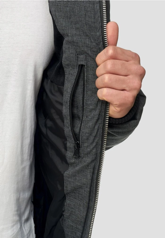 Bon marché ✔️ INDICODE JEANS CIRCUS - Veste D'hiver - Black 🥰 – Image 4