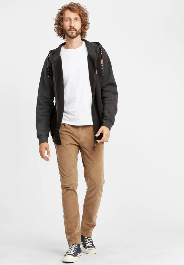 Meilleure vente đ„ INDICODE JEANS IDTERENCE - Sweat à Capuche Zippé - Black đ â Image 2