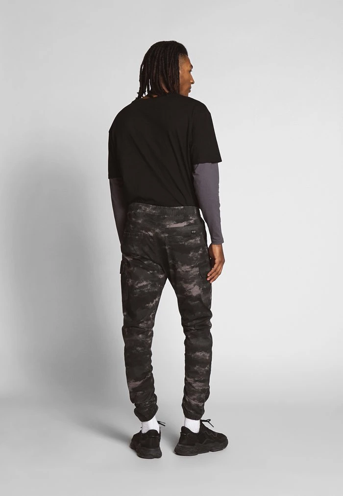 Grosses soldes ⭐ INDICODE JEANS LAKELAND - Pantalon Cargo - Grey 🛒 – Image 3