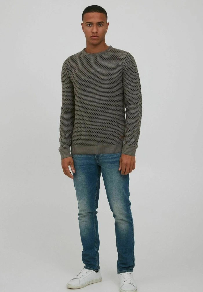 Meilleure vente đ§š INDICODE JEANS IDCOPPLER - Pullover - Pewter â€ïž â Image 2