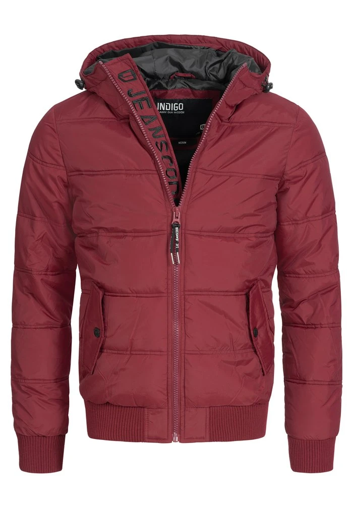 Meilleure affaire 🧨 INDICODE JEANS ADRIAN - Veste D'hiver - Bordeaux 🎁 – Image 6