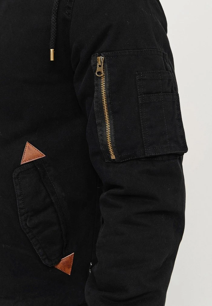 Budget ✨ INDICODE JEANS Veste D'hiver - Black 👍 – Image 6