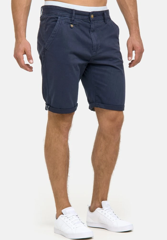 Vente flash đ„ INDICODE JEANS CASUAL FIT - Short - Blau Navy â â Image 4