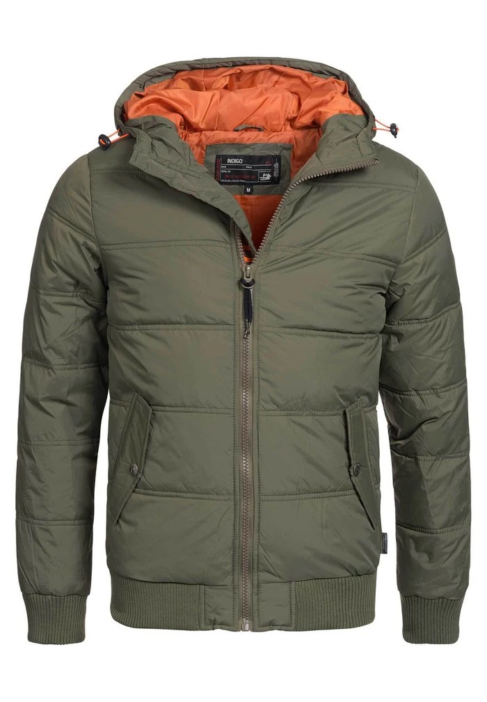 Meilleur prix ⭐ INDICODE 🥰 JEANS ADRIAN - Veste D'hiver - Army 🤩 – Image 6