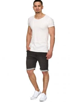 Coupon 😀 INDICODE JEANS KADIN - Short En Jean - Black 🎁