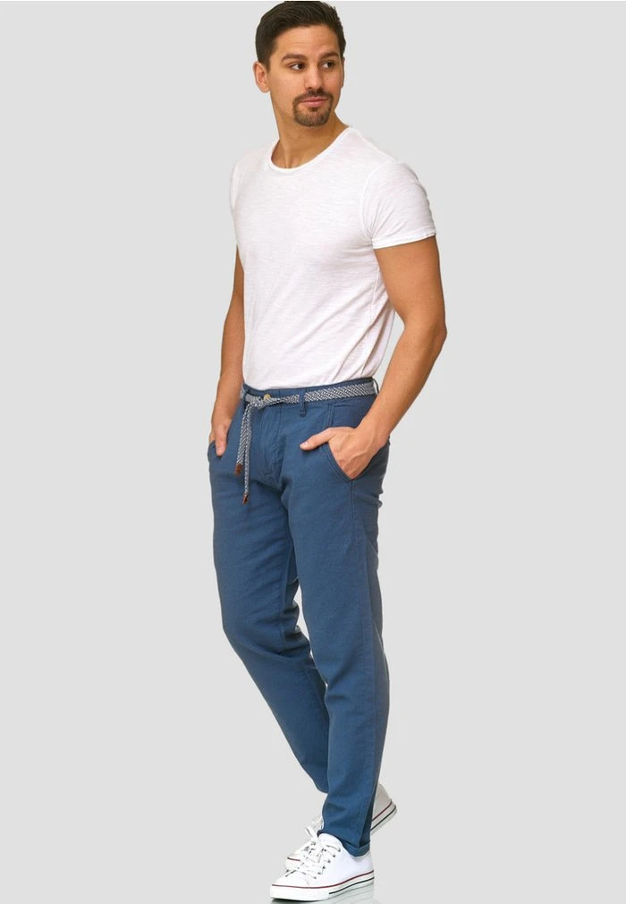 Nouveau 🎉 INDICODE JEANS HAVER - Pantalon Classique - Dark Denim 🛒 – Image 2