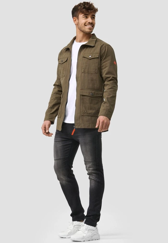 Acheter đ INDICODE JEANS SIMEON - Blouson - Army â€ïž â Image 3