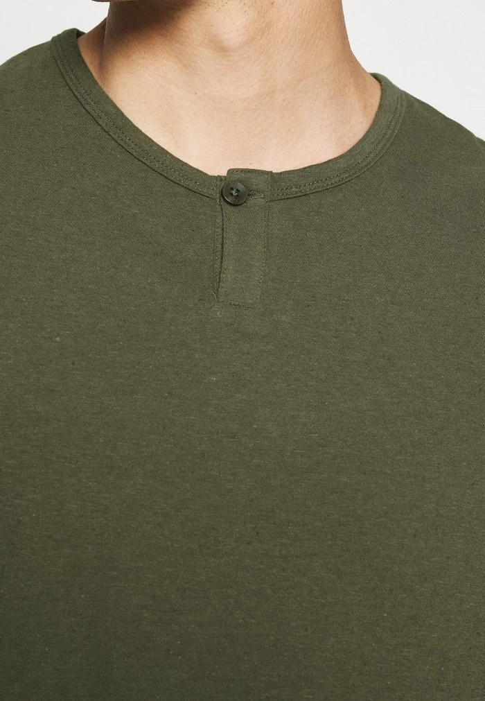 De gros 🌟 INDICODE 🎁 JEANS COHEN - T-shirt Basique - Army ⌛ – Image 5