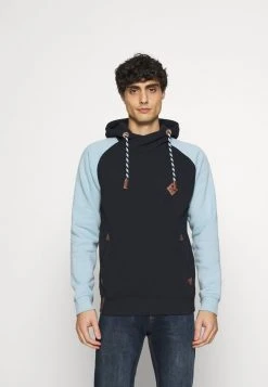 Tout neuf 🔥 INDICODE JEANS DYOTT - Sweat à Capuche - Dunkelblau/hellblau ✔️