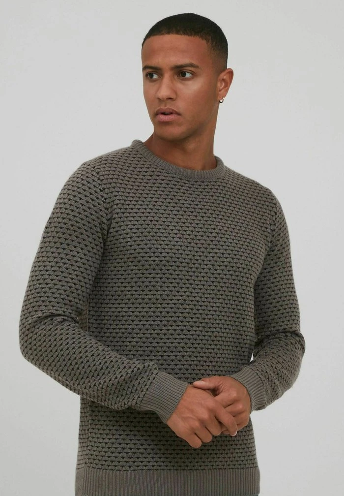 Meilleure vente đ§š INDICODE JEANS IDCOPPLER - Pullover - Pewter â€ïž