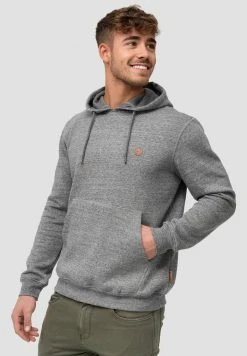 Meilleur prix 🤩 INDICODE JEANS Sweat à Capuche - Charcoal Mix 👏