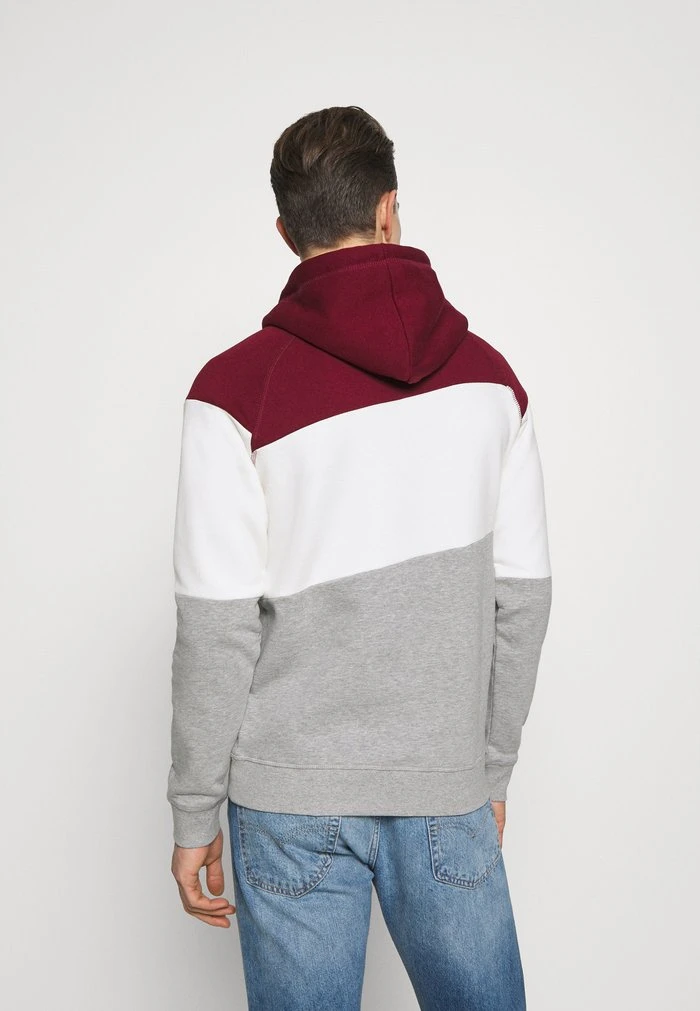 Nouveau đ„° INDICODE JEANS PESSAC - Sweat à Capuche - Bordeaux â€ïž â Image 3